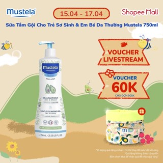 Sữa Tắm Gội Cho Trẻ Sơ Sinh & Em Bé Da Thường Mustela 750ml
