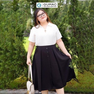 [Có size đến 85kg] Áo kiểu nữ GUMAC cổ sơ mi bigsize  AD10044