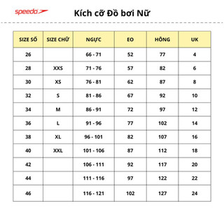 Quần Bơi Nữ Speedo Solid Hi Waist - Đen - 8-00392000334