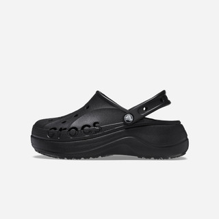 Giày Clog Nữ Crocs Baya Platform - Đen - 208186-001 ADS03 LS100