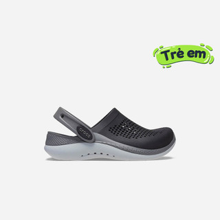 Giày Clog Trẻ Em Crocs Literide 360 - Đen - 207021-0DD