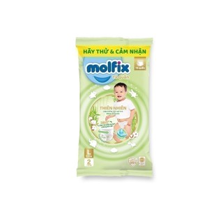 [Gift] Mẫu thử Tã quần thiên nhiên Molfix size L (2 miếng)