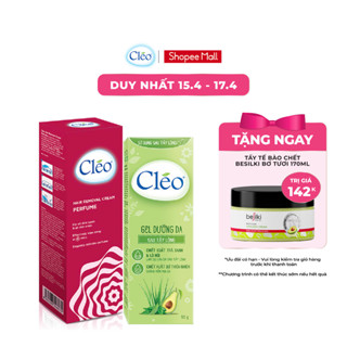 [ĐỘC QUYỀN] Combo Kem Tẩy Lông đa vùng Hương Nước Hoa Cléo  70G & Gel Dưỡng Diụ Da Sau Tẩy 50G