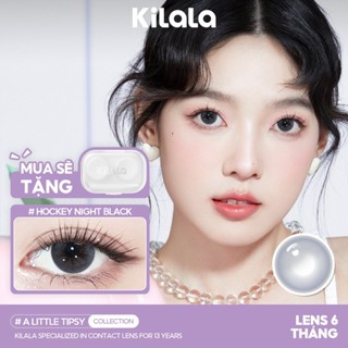  Kính áp tròng Kilala màu tím Taro Purple lens cận 6 tháng DIA 14.2mm có độ  0-8  1 cặp 
