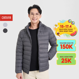 Áo khoác chần bông nam CANIFA  siêu nhẹ siêu ấm 8OT24W028