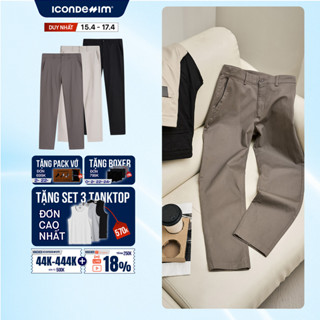 Quần Kaki Nam Ống Ôm Fundamental Form Slim QKID0032