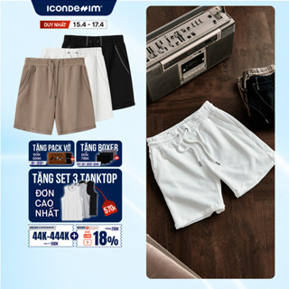 Quần Short Nỉ Nam Đánh Bông Quai Túi Form Regular QSID0218