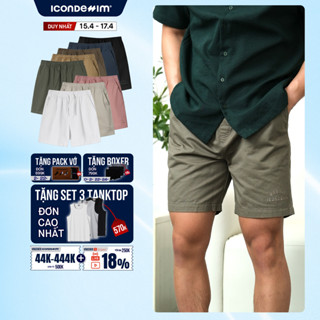 Quần Short Kaki Nam Garment Dye Form Regular QSID0230