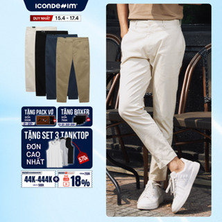 Quần Kaki Nam ICONDENIM Slimfit Assemble QKID0025