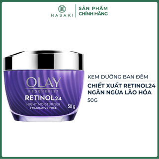  Kem Dưỡng Olay Chiết Xuất Retinol24 Ngừa Lão Hóa Ban Đêm 50g Regenerist Retinol 24 Night Moisturiser Hasaki Chính Hãng 