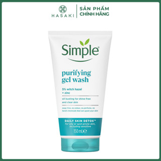 [LIVE UNI] [DAILY] Sữa Rửa Mặt Simple Kiềm Dầu, Ngừa Mụn Cho Da Mụn 150ml Hasaki Chính Hãng