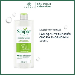 [LIVE UNI] [DAILY] Nước Tẩy Trang Simple Dành Cho Da Nhạy Cảm Hasaki Sản phẩm chính hãng