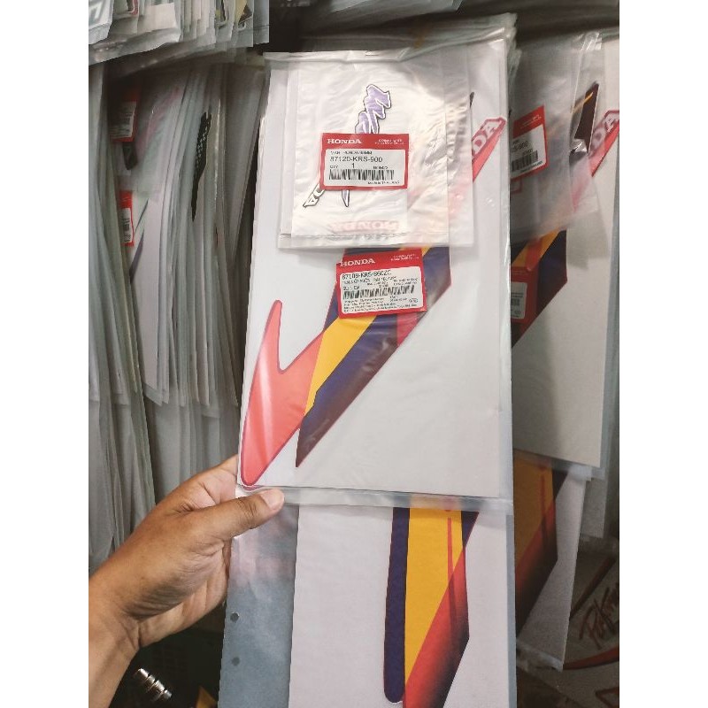 Bộ tem wave thái 110 màu đỏ đời 2000 hàng nhập thái