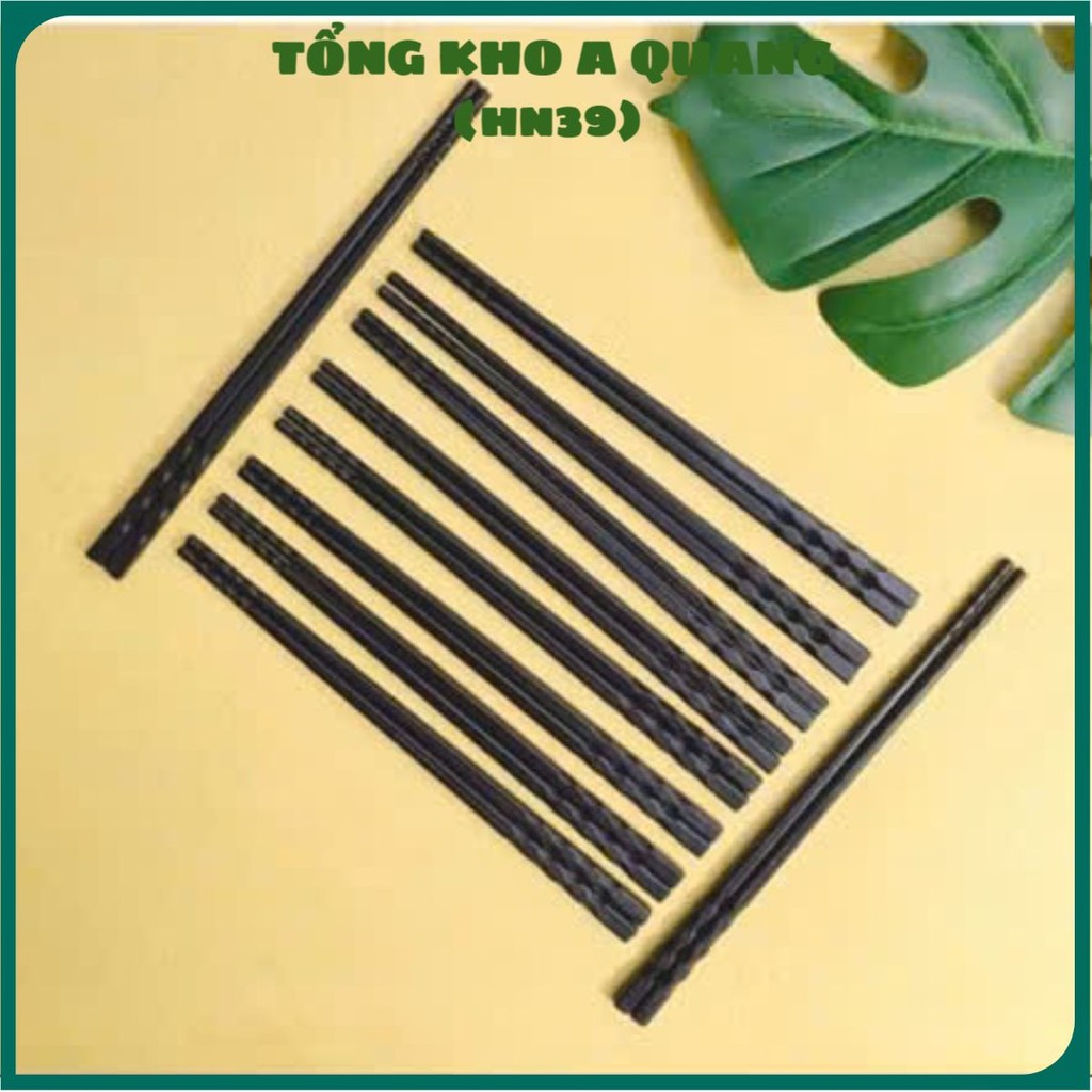 10 ĐÔI ĐŨA NHỰA LƯỢN SÓNG,  Đũa Nhựa Phip Đen - DUANHUA897
