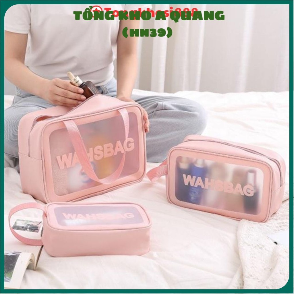 Sét 3 Túi Đựng Mỹ Phẩm WASHBAG Du Lịch , TÚI WASHBAG
