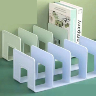 Giá Đựng Sách 4 Ngăn, Kệ Đựng Tài Liệu Nhựa Cứng, Màu Pastel Đẹp Mắt - Để Bàn Đựng Đồ Trang Trí Decor