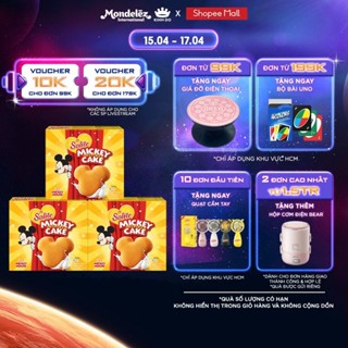 [LIVESTREAM] Bánh Bông Lan Solite Phiên Bản Mickey, Combo 3 Hộp X 180G