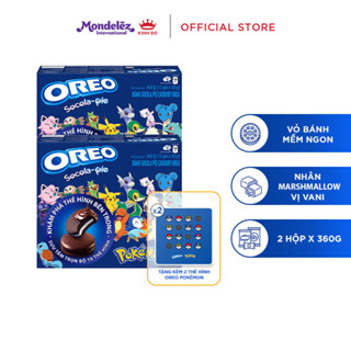 Bánh Oreo Pie Pokémon Vani, Combo 2 Hộpx360G (Tặng 2 Thẻ Hình Pokémon)
