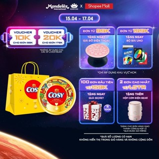 [CÓ TÚI GIẤY]  Bánh Quy Cosy Tết Thập Cẩm Bơ Sữa, Hộp Thiếc Quà Tết 378G