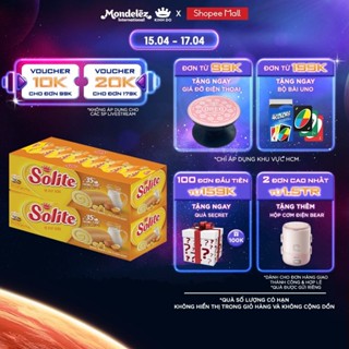 Combo 2 Khay Bánh Bông Lan Solite Cuộn Kem Vị Bơ Sữa X 360G