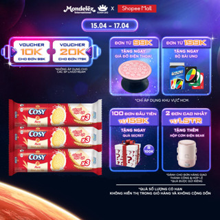 [BAO BÌ GIAO NGẪU NHIÊN] Bánh Quy Sữa Cosy Marie, Combo 3 Gói x 120G