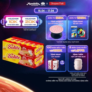 Bánh Bông Lan Solite Cuộn Kem Vị Dâu, Combo 2 Hộp X 360G