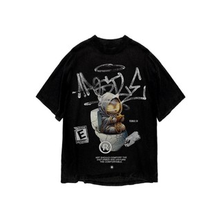 Áo Thun Nam Nữ TEEHOLIC Cotton Cao Cấp Phong Cách Retro Y2K Màu Đen Trắng Ths091223_104