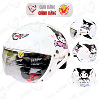 [CHÍNH HÃNG] Mũ Bảo Hiểm ĐỨC HUY Trẻ Em | Siêu Nhẹ Siêu Bền Có Kính Chống Bụi Cho Bé 1-12 Tuổi TECK