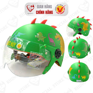 [CHÍNH HÃNG] Mũ Bảo Hiểm ĐỨC HUY Cho Bé | Siêu Nhẹ Siêu Bền Kính Chống Bụi Trẻ Em 1-12 Tuổi TECK