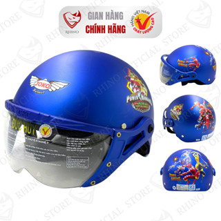 [CHÍNH HÃNG] Mũ Bảo Hiểm Trẻ Em ĐỨC HUY | Siêu Nhẹ Siêu Bền Có Kính Chống Bụi Cho Bé 1-12 Tuổi TECK