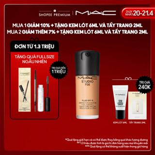 [MỚI] MAC Kaizen Studio Fix Fluid SPF 15 30ml kem nền dưỡng da, che phủ linh hoạt cho lớp nền mịn lì