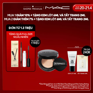 [MỚI] Phấn nước MAC Studio Fix Longwear Cushion Foundation SPF 50/ PA+++ 13g lâu trôi 24hr che phủ cao mỏng nhẹ kiềm dầu