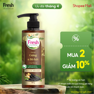 Phiên bản mới - Dầu Gội Fresh Thảo Mộc Dưỡng Sinh 480g (Sạch Gàu Mềm Mượt / Chắc Khỏe Bồng Bềnh)