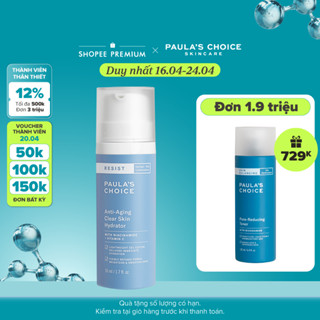 Kem dưỡng ẩm da dầu lão hóa Paula's Choice AntiAging Clear Skin Hydrator 50ml 7691