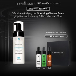 Sữa rửa mặt dạng bọt Skinceuticals Soothing Cleanser Foam giúp làm sạch dịu nhẹ và làm mềm da 150ml