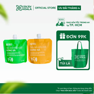 [HOẢ TỐC HCM] Combo Mini Gội Xả Thảo Dược Cỏ Cây Hoa Lá Gừng Sả Ngăn Tóc Dầu Bết Dung Tích 30g