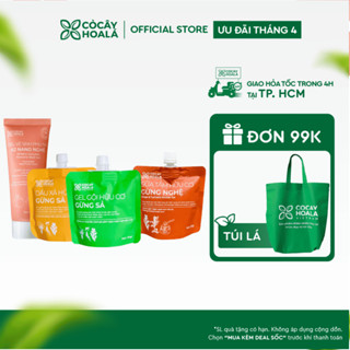 [HOẢ TỐC HCM] Combo Mini Dầu Gội Xả Gừng Sả, Sữa Tắm Gừng Nghệ & Gel Vệ Sinh X2 Nano Nghệ Cocayhoala