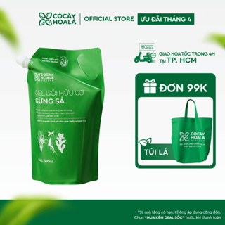 [HOẢ TỐC HCM] Dầu Gội Thảo Dược Cỏ Cây Hoa Lá Gừng Sả Kích Mọc Tóc, Ngăn Tóc Bết Dầu Túi Refill 1000g