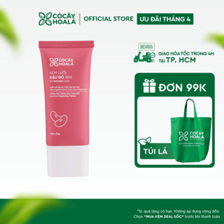 [HOẢ TỐC HCM] Kem Lười Đậu Đỏ 3in1 Cỏ Cây Hoa Lá 25g Chống nắng, Dưỡng sáng, Kem Nâng Tone