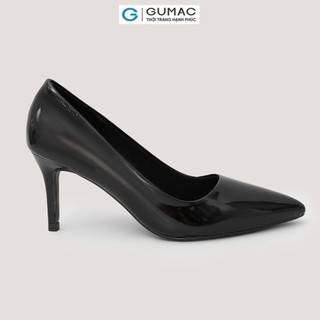 Giày cao gót GUMAC chất liệu da bóng cao 7cm GD12073
