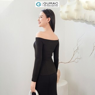 Áo thun nữ GUMAC trễ vai  ATE01027
