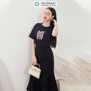 Áo thun nữ GUMAC in hoa  ATE01026