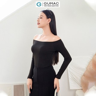 Áo thun nữ GUMAC trễ vai  ATE01027
