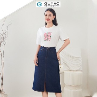 Áo thun nữ GUMAC in hoa  ATE01026
