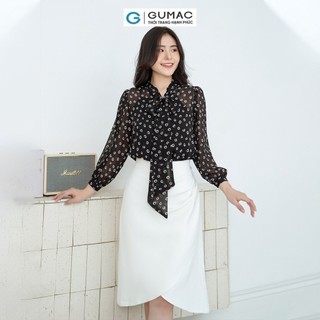Áo họa tiết thắt nơ  AD08018