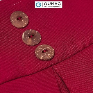 Chân váy nữ GUMAC xòe phối nút  LV1210