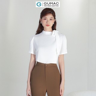 Áo kiểu nữ GUMAC thắt nơ  LAE0309