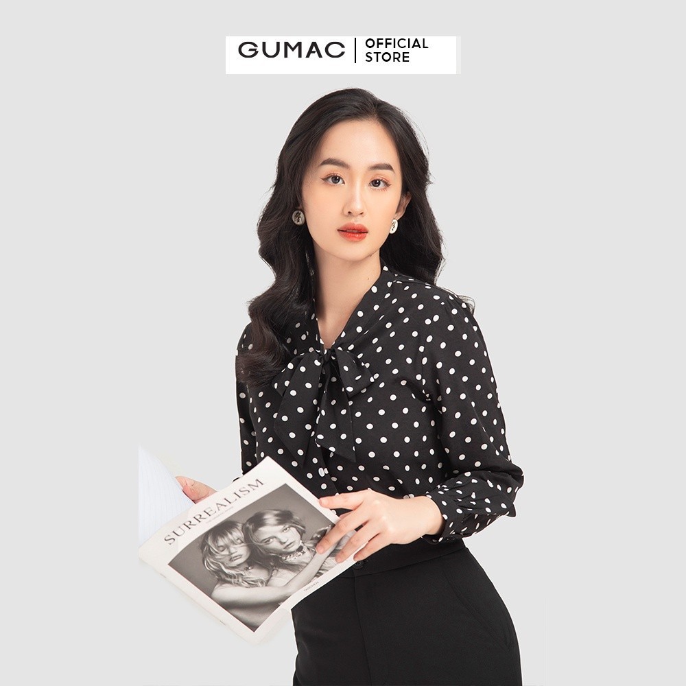 Áo sơ mi chấm bi AB12001 GUMAC