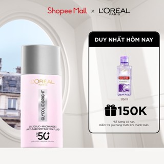 Sữa chống nắng phổ rộng mỏng nhẹ bảo vệ da và dưỡng sáng mờ thâm nám Glycolic Bright Anti-Dark Spot L’Oréal Paris 50ml