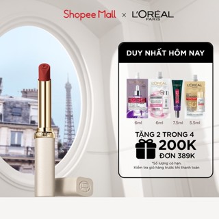Son Lì 16H, mịn mờ như mây, môi mềm căng mướt L’Oreal Paris Color Riche Creme Matte 2G